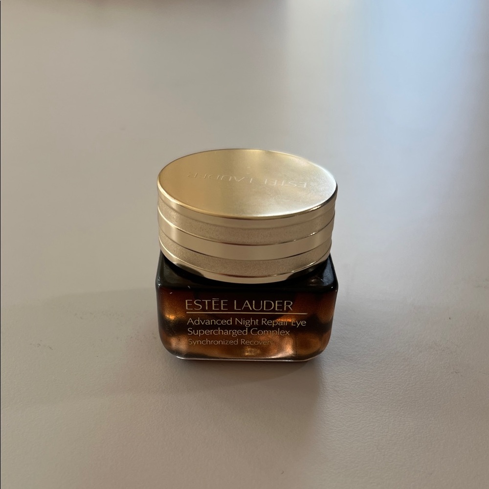 Estee Lauder Eye Cream in Brown and Gold Jar